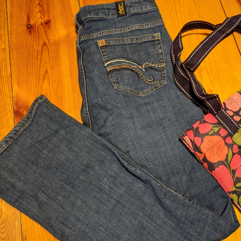 Aura Jeans Instantly Slimming straight leg size 14